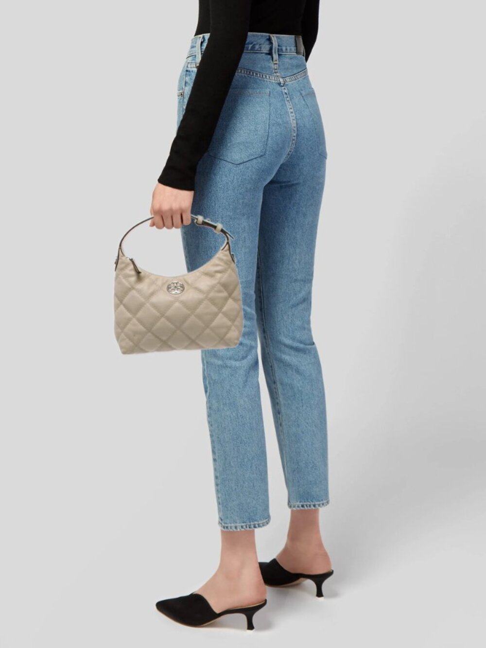 Tory Burch Quilted Leather Hobo - Picture 2 of 14